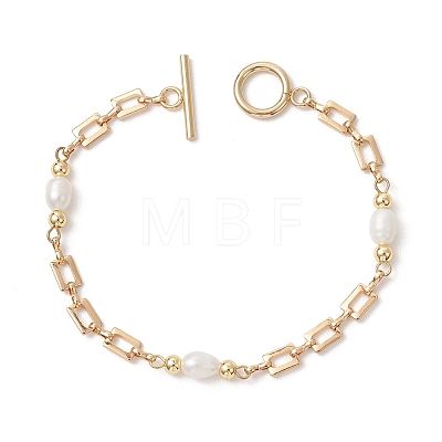 Brass Chains Bracelets for Women BJEW-JB13027-1