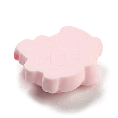 Pig Theme Opaque Resin Cabochons RESI-H154-01A-1