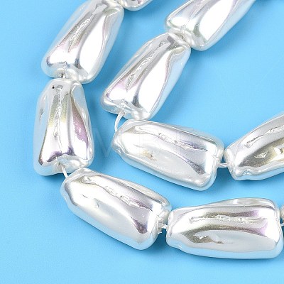 Transparent Spray Painted Glass Beads Strands GLAA-N001-41-1