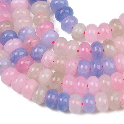 Natural White Jade Beads Strands G-E507-01-08-1