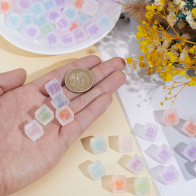 110Pcs Transparent Acrylic Beads OACR-PA0001-94-1