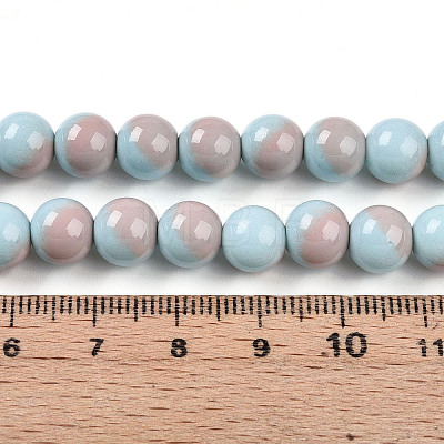 Baking Paint Glass Beads X1-DGLA-N012-8mm-06-1