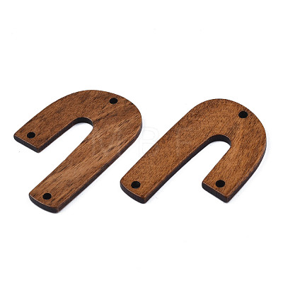 Resin & Walnut Wood Pendants WOOD-N011-007-1