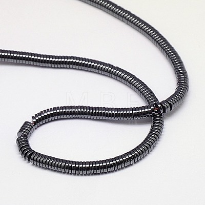 Non-magnetic Synthetic Hematite Beads Strands G-J164A-4mm-02-1