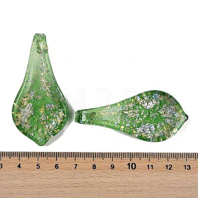 Lampwork Big Pendants FOIL-K003-01D-1