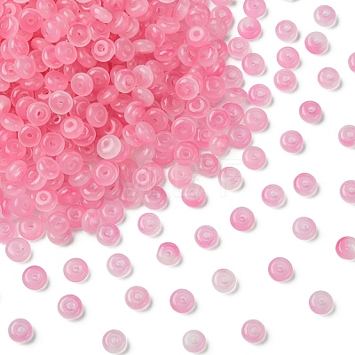 100G Baking Paint Imitation Jade Glass Beads DGLA-YW0001-54I-1