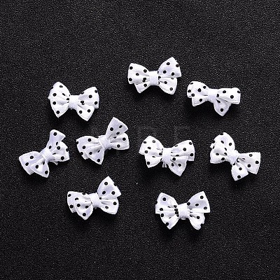 Spot Ribbon Hair Bows DBF020-3-1