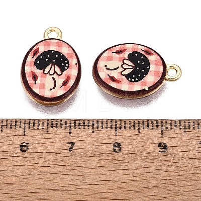 Printed Alloy Pendants PALLOY-SZC0008-05R-1