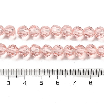 Transparent Glass Beads EGLA-A035-T8mm-D20-1