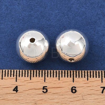 Round Brass European Beads KK-G512-08S-1