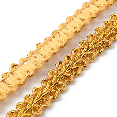 Polyester Braided Lace Trim OCOR-WH0060-45C-1