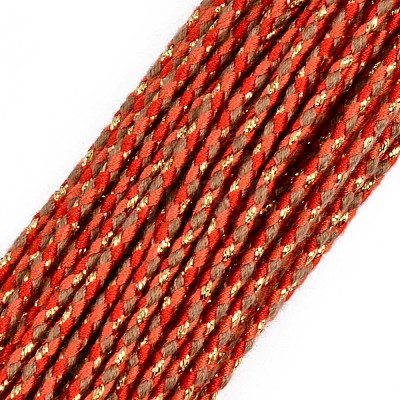 Tri-color Polyester Braided Cords OCOR-T015-B07-1