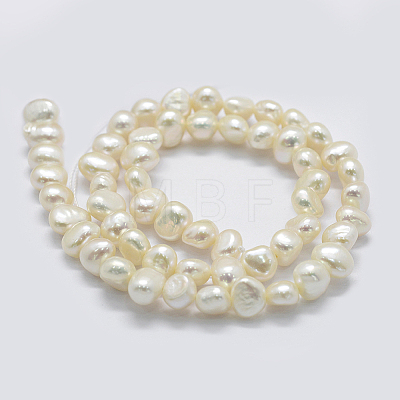 Natural Cultured Freshwater Pearl Beads Strands PEAR-K004-13C-01-1