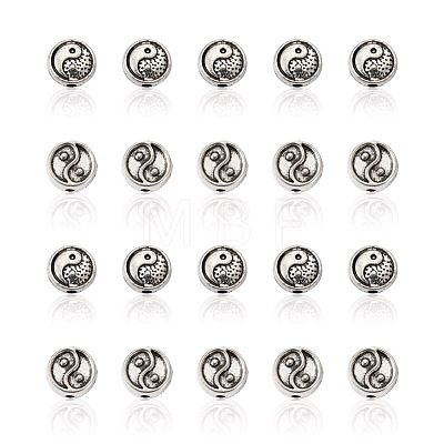 Craftdady 100Pcs 2 Style Zinc Alloy Beads FIND-CD0001-24-1