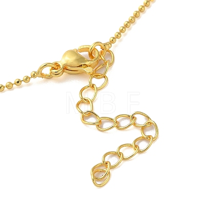 Rack Plating Brass Ball Chain Necklaces NJEW-K256-02G-1