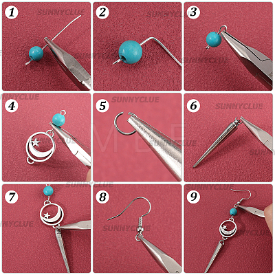 SUNNYCLUE DIY Earring Making Kit DIY-SC0023-98-1