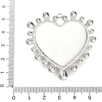 Two-tone 304 Stainless Steel Big Pendants STAS-G371-19G-1