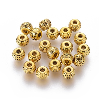 Tibetan Style Alloy Spacer Beads LS-GLF0883Y-NF-1