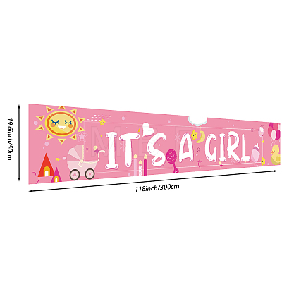 Polyester Hanging Banners Children Birthday AJEW-WH0190-007-1