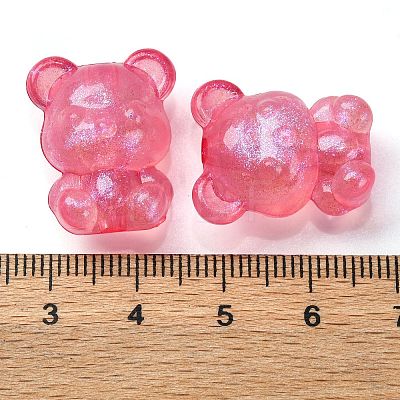 Luminous Transparent Acrylic Beads OACR-G033-06D-03-1