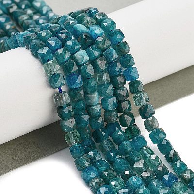 Natural Blue Apatit Beads Strands G-H042-A12-02B-1