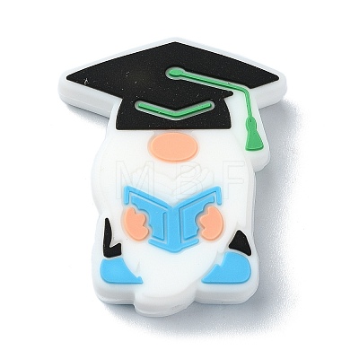 Graduation Theme Silicone Beads SIL-G010-01B-1