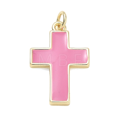 Rack Plating Brass Pendants KK-CBAB1AF-18-G-1