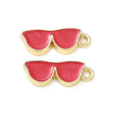 Alloy Enamel Pendants FIND-D044-02G-1