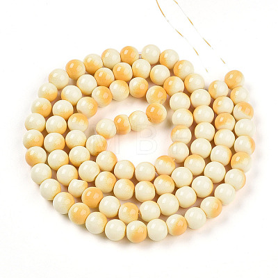 Baking Paint Glass Beads X1-DGLA-N012-10mm-03-1