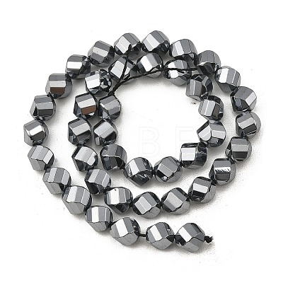 Terahertz Stone Beads Strands G-G458-D01-9x8mm-1