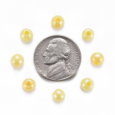 Opaque Acrylic Beads MACR-S370-D6mm-A10-1