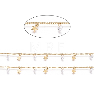 Brass Curb Chains CHC-I028-03G-1