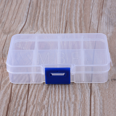8 Compartments Polypropylene(PP) Bead Storage Containers CON-R007-01-1