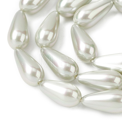 Electroplate Opaque Glass Imitation Pearl Beads Strands EGLA-H113-09A-03-1