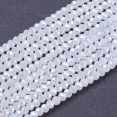Electroplate Glass Beads Strands LS-GLAA-F076-FR03-1