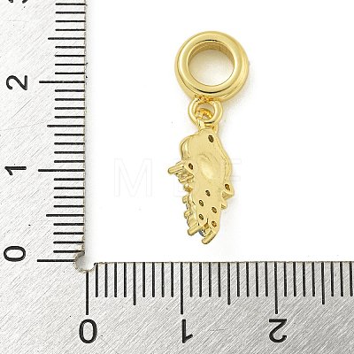 Rack Plating Brass & Cubic Zirconia & ABS Plastic Pearl European Pendants KK-Z067-61B-G-1