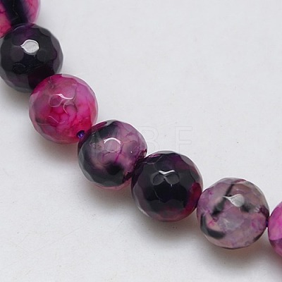Natural Agate Round Beads Strand G-L084-10mm-60-1