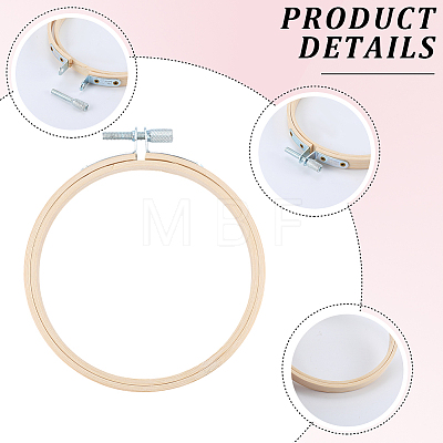 Bamboo Embroidery Hoops AJEW-WH20020-316A-1