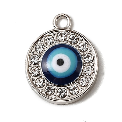 Alloy Rhinestone Pendants FIND-B068-01P-1