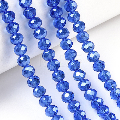 Electroplate Glass Beads Strands EGLA-A034-T3mm-A32-1