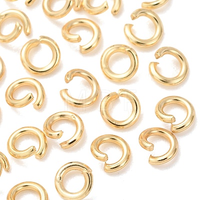 Brass Open Jump Rings KK-G604-08G-20-1