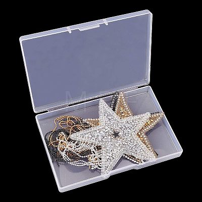 Sparkling Rhinestone Hotfix Rhinestone Iron on Patches DIY-FG0001-39-1