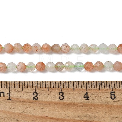 Natural Arusha Sunstone Beads Strands G-U014-A01-02-1