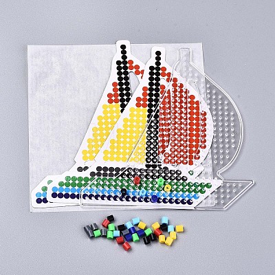 DIY 400Pcs Tube Fuse Beads Kits DIY-N002-003-1