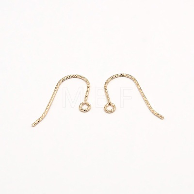 Yellow Gold Filled Earring Hooks X-KK-A130-04-1
