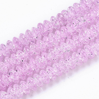 Crackle Glass Beads GLAA-S192-004D-1