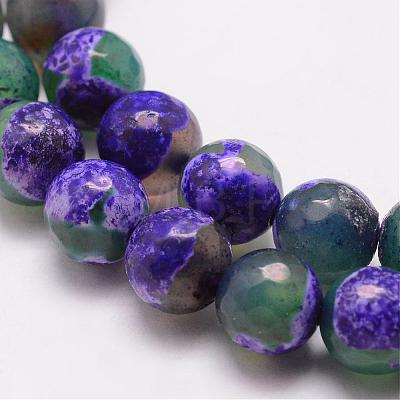 Natural Fire Crackle Agate Bead Strands G-K166-06F-6mm-11-1