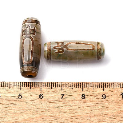 Tibetan Style dZi Beads X-TDZI-E004-02-1