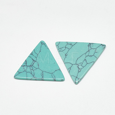 Synthetic Turquoise Cabochons TURQ-S290-20H-03-1
