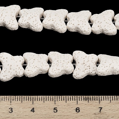 Natural Lava Rock Beads Strands G-G347-02L-1